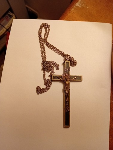 Vintage catholic cross - vintage,