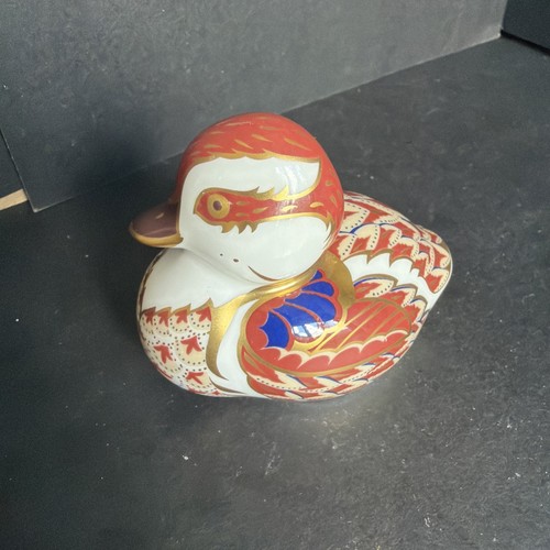Royal crown derby paperweight - crown,