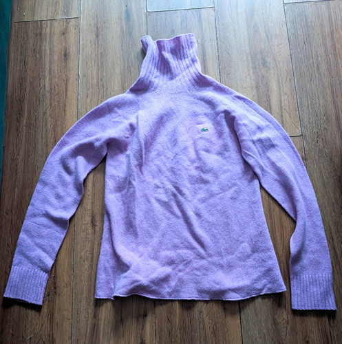 Lacoste purple turtleneck - purple,