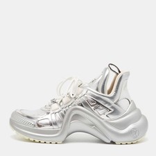 Louis Vuitton Silver Leather