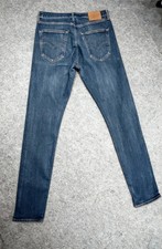 LEVI'S 512 JEANS W34 L32 BLUE DENIM MID RISE SLIM TAPERED ZIP FLY MEN 34X32 LONG