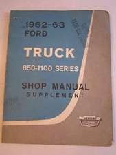 1962-63 FORD TRUCK 850-1100
