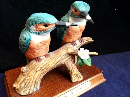 Kingfishers figurine leonardo - kingfishers,