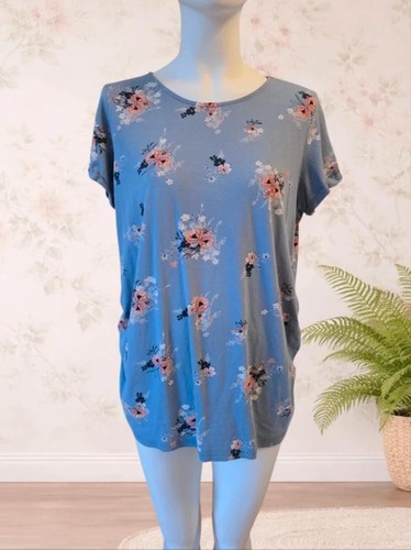 New look blue floral maternity - new,