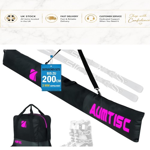 Durable adjustable ski bag - adjustable,