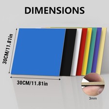 4 Pieces 3mm 30x30cm