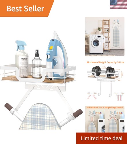 Space saving ironing - ironing, board