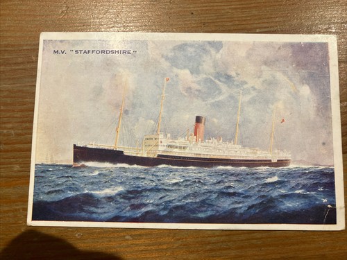 Bibby line postcard merchant - bibby,