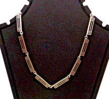 Sterling silver necklace with