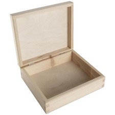 Wooden Storage Box 5 CD Case