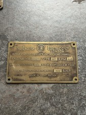 English Electric Engine Plate Class 09