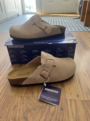Birkenstock boston clogs suede - boston,