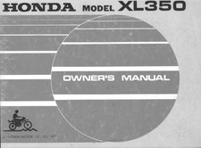 1974 Oem Honda Xl 350 xl350