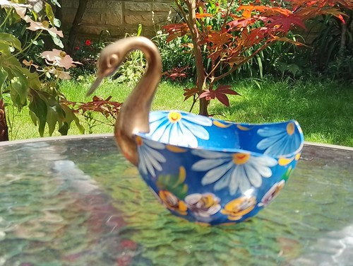 Hand painted brass and - brass,