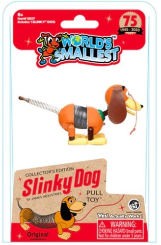 Worlds smallest slinky dog - smallest,