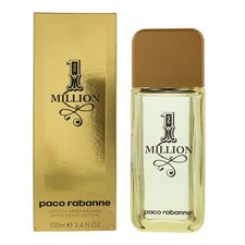 Paco Rabanne 1 Million Aftershave Lotion 100ml Splash For Him - NEW. Men's