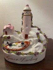 Antique Staffordshire figure of Grace Darling and her father