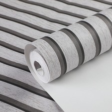 30㎡ Modern Wooden Slat Panelling Wallpaper 3D Wood Panel Effect Stripes Feature*