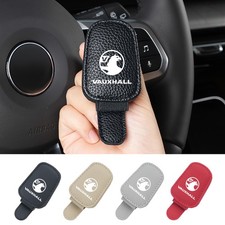 For Vauxhall Car Sun Visor Leather Clip Glasses Sunglasses Holder Magnetic