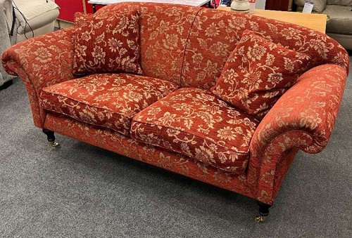 Sofa workshop red floral - sofa,