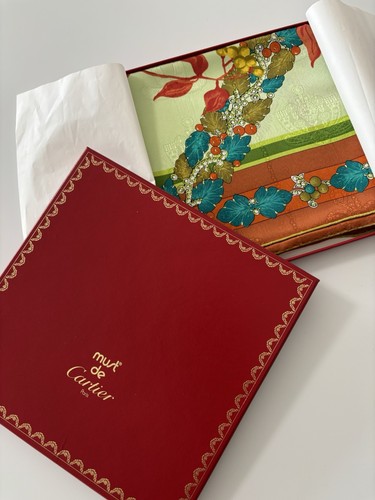 Cartier silk scarf - cartier,