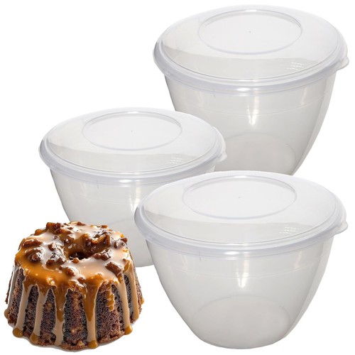 Pudding bowls basins clear - bowls,