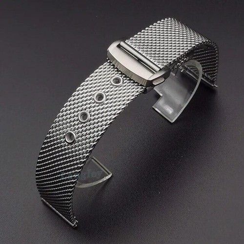 Stainless steel mesh watch - steel,