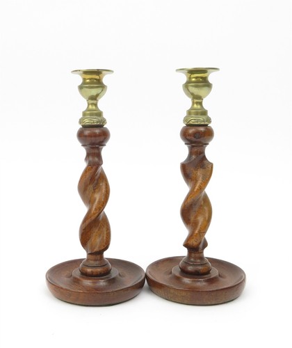Vintage pair solid oak - vintage,