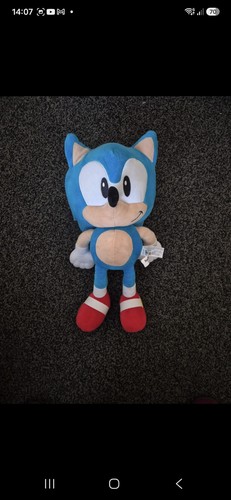 Sonic the hedgehog soft plush - sonic,