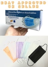 DISPOSABLE 3 PLY FACE MASKS