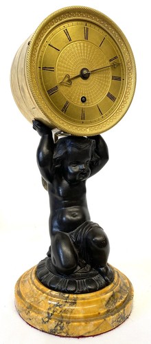 Antique single fusee - antique, gilt