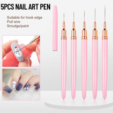 5 Pcs Liner Brush Fine Nail