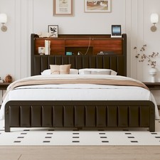 Queen Size LED Bed Frame with