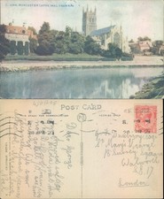 Worcester Cathedral from River
