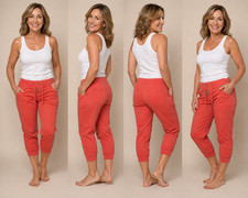  Ladies Womens Crop Pants