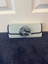 Jacques Vert wedding guest clutch blue/ navy bag