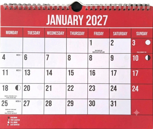 2027 easy month - 2027,