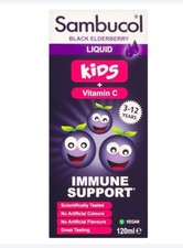 Sambucol Black Elderberry Vitamin C Liquid for Kids - 120ml