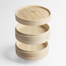 Rutai 10” Bamboo Steamer Set