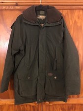 Mens 'MUSTO' Performance Gore-Tex  Green Hooded Shooting Jacket size M