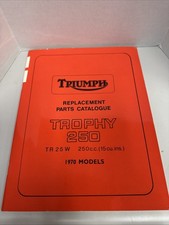 Triumph Trophy 250 TR25W 1970