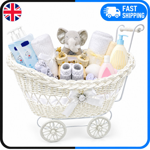 Pram basket gift - basket, wicker