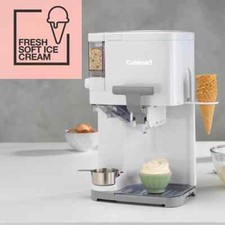 Cuisinart Soft Serve Ice Cream Maker ICE48U - White - Ref 5628-1-I