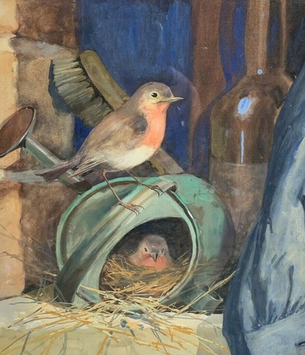 Early bird watercolour - 20,