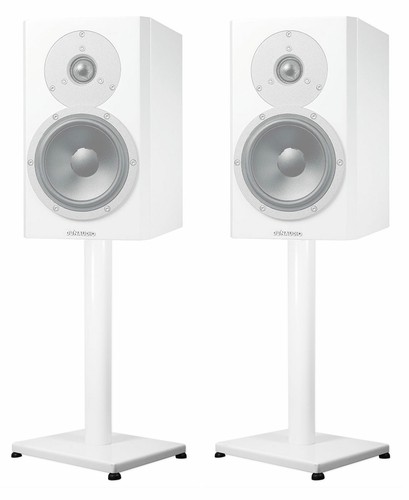 Pair steel white stands - 29”,
