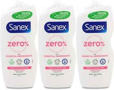 Sanex Shower Gel Zero% Sensitive 225ml x3
