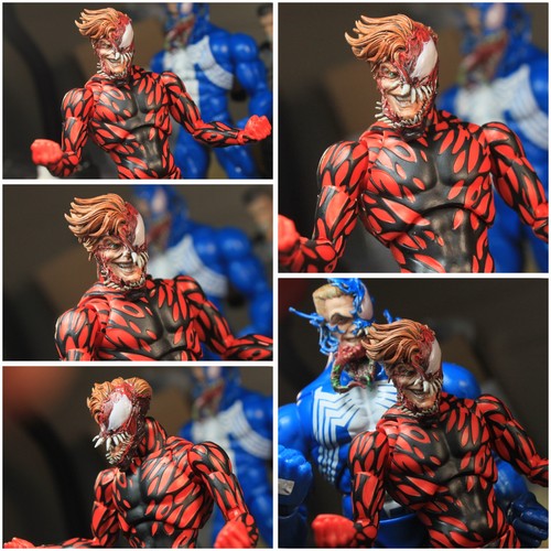 Mafex carnage custom head - custom,