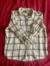 Flannel Shirt Women's Size 12 Autumn Long Sleeve Brand New