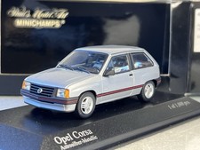 Rare Minichamps 1:43 Opel Corsa Swing 1984 Silver Metallic Boxed