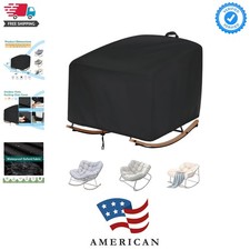 Outdoor Papasan Rocking Chair